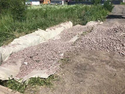 Канава через участок