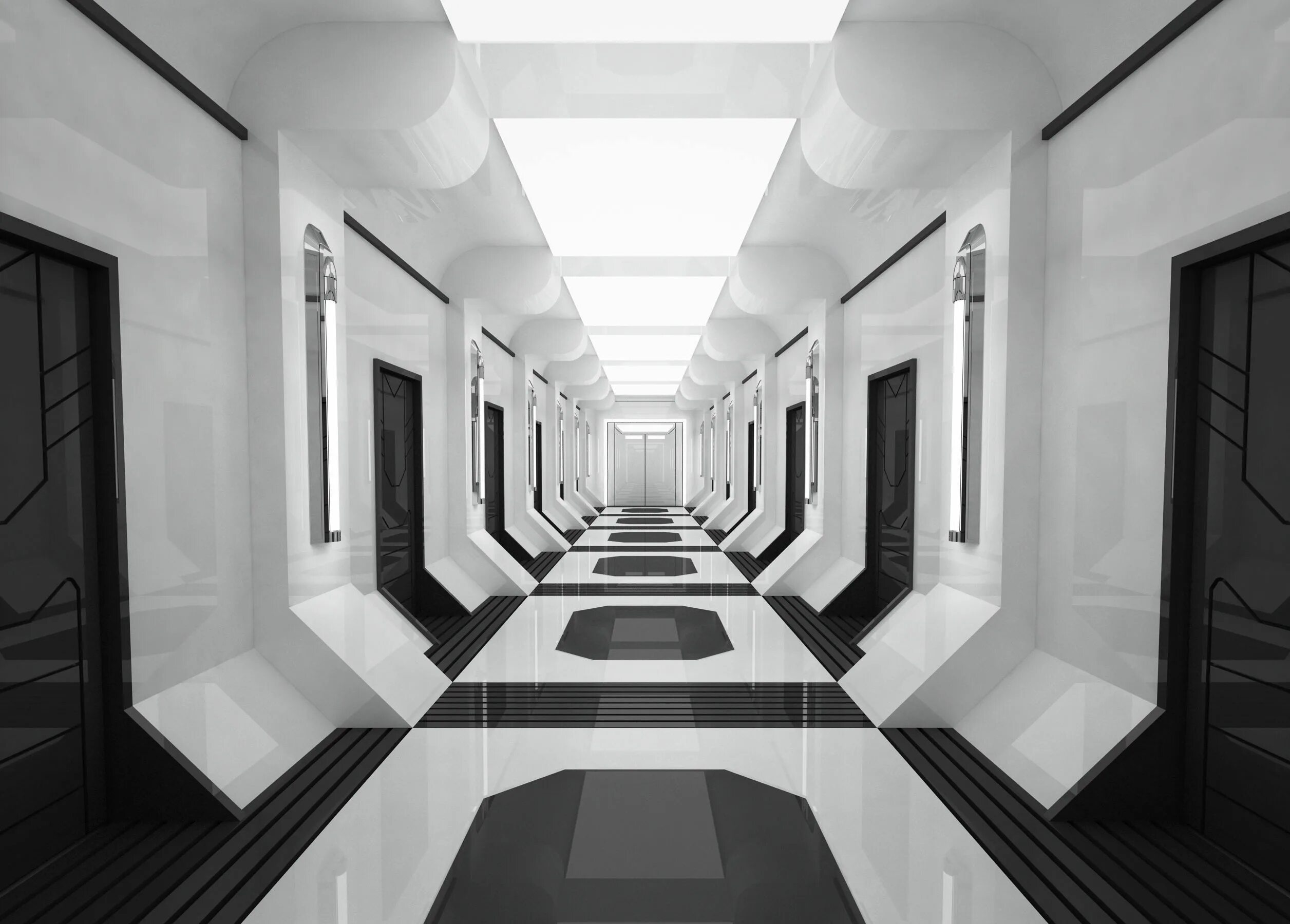 3 corridors. 3д модель коридора. Подземный коридор 3д модель. 3d Max Corridor. Spaceship Corridor.