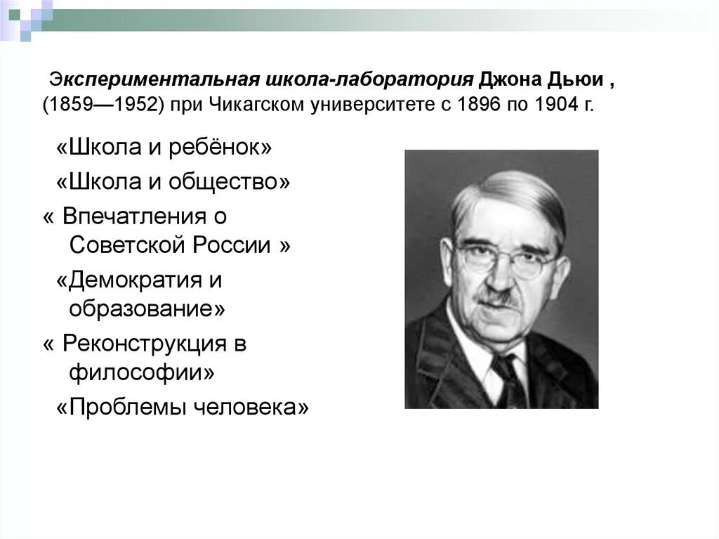 Согласно дж дьюи проблема это. Дж дьюи основные труды. джон дьюи (1859-1952). джон дьюи педагог. джон дьюи основные труды идеи.