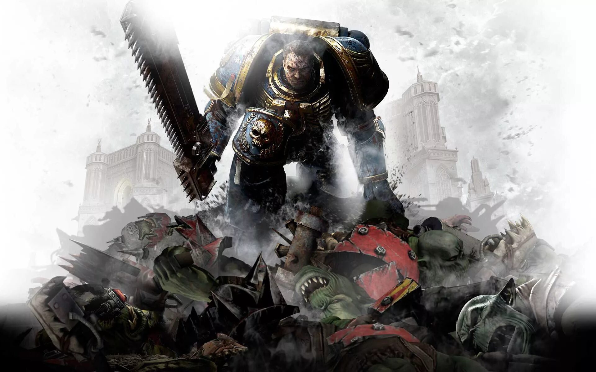 Космодесант вархаммер 40000 Капитан. Игра space marine