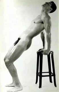 Nude Man With Chair.