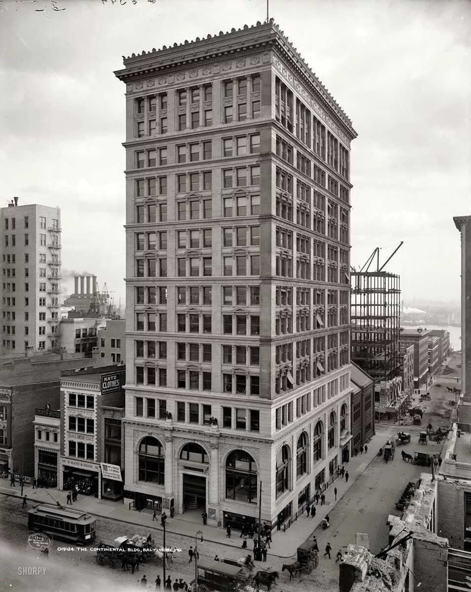 Первые высотные здания. Континенталь Билдинг. Зингер Билдинг Нью-Йорк. Небоскребы Чикаго 19 века. Функционализм архитектура 20 век США.