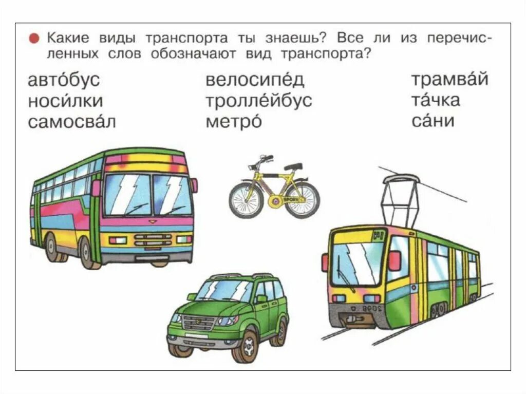 Задания 1 5 метро. Автобус вид транспорта. Схема слова автобус. Какие виды транспорта знаете. Автобус троллейбус трамвай метро.