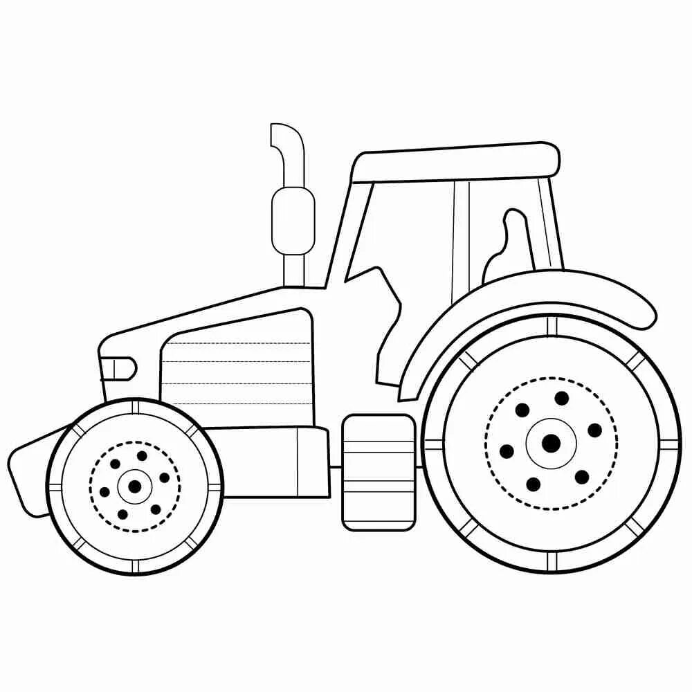 Трактор раскраска распечатать. Раскраска трактор ЮМЗ-6. Трактор Ферги раскраска. Синий трактор сбоку рисунок. Синий трактор контур сбоку.