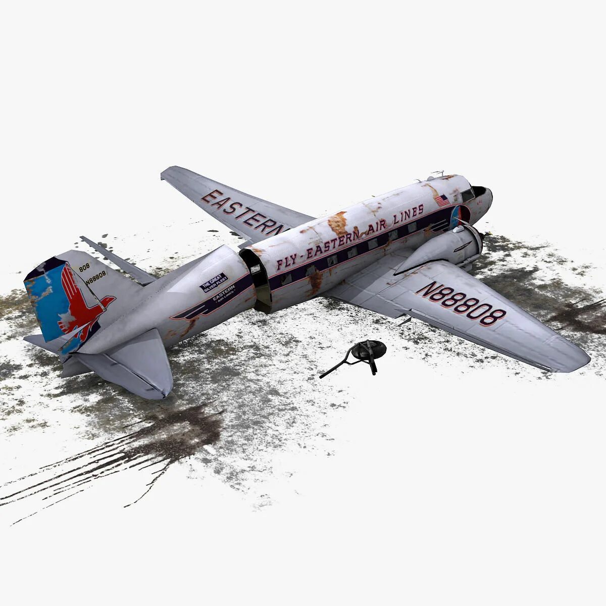 Краш самолет игра на деньги aviatrix site. 3д модель Air crash. Модель самолета DC-3. Краш авиамоделей. Модель DC-03.