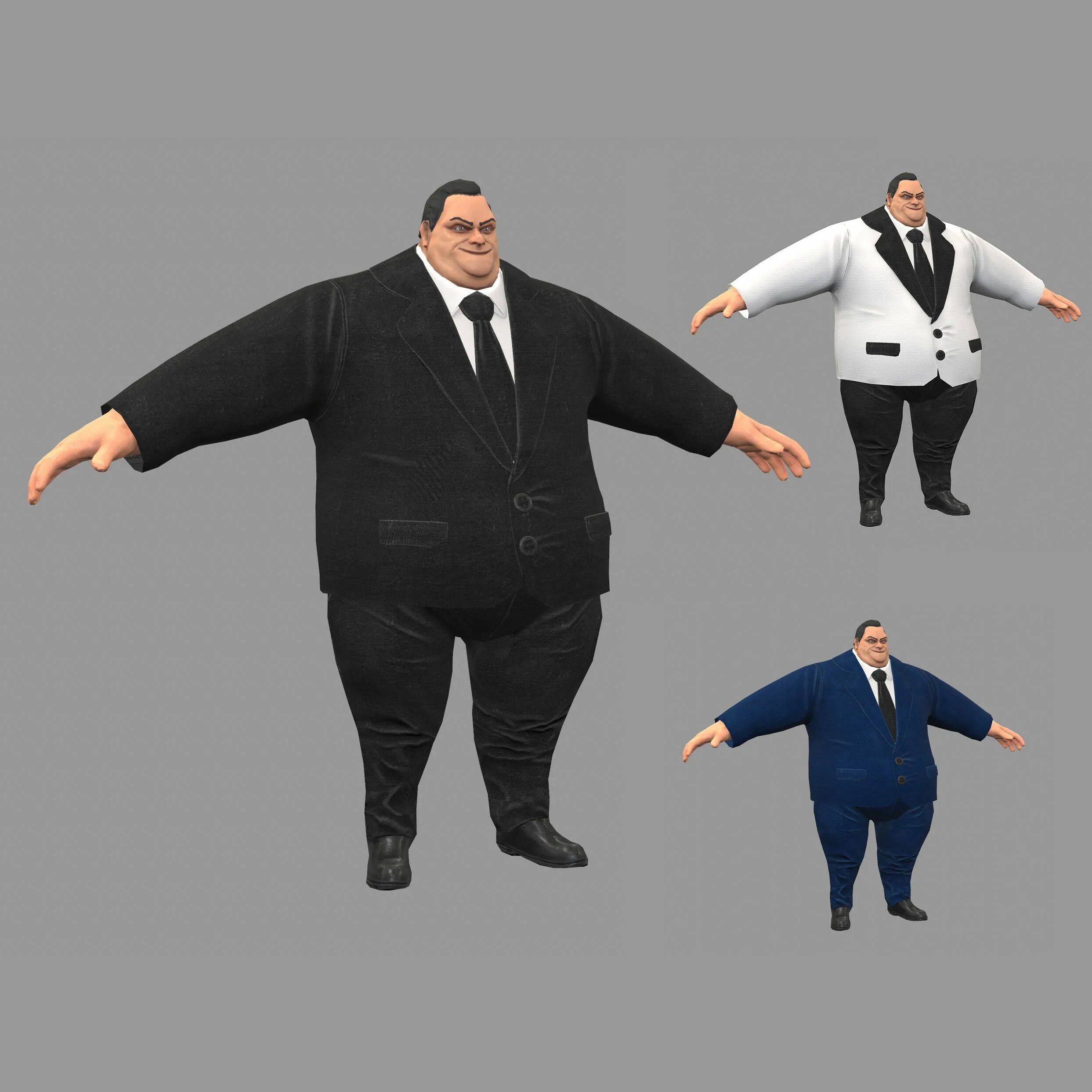 Д толстый х. Жирный человек 3д модель. Толстый человек 3д. Кингпин 3d модель.