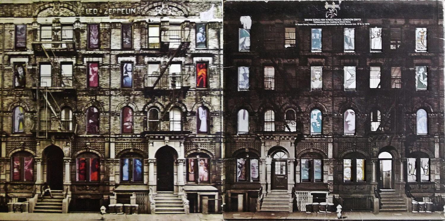 Led zeppelin physical. Led Zeppelin physical Graffiti. Led Zeppelin physical Graffiti 1975. Led Zeppelin physical Graffiti 1975 обложка. Led Zeppelin physical Graffiti обложка альбома.