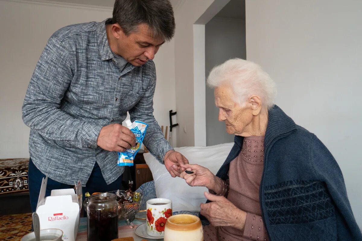 100 Летняя бабушка. Бабушка блокадница.