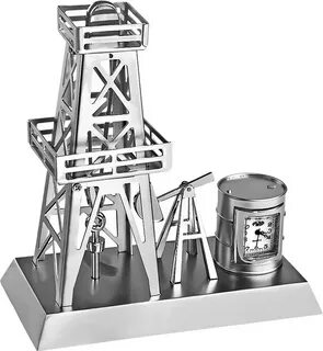 Часы с нефтяной вышкой