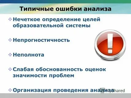 Разбор анализ ошибок