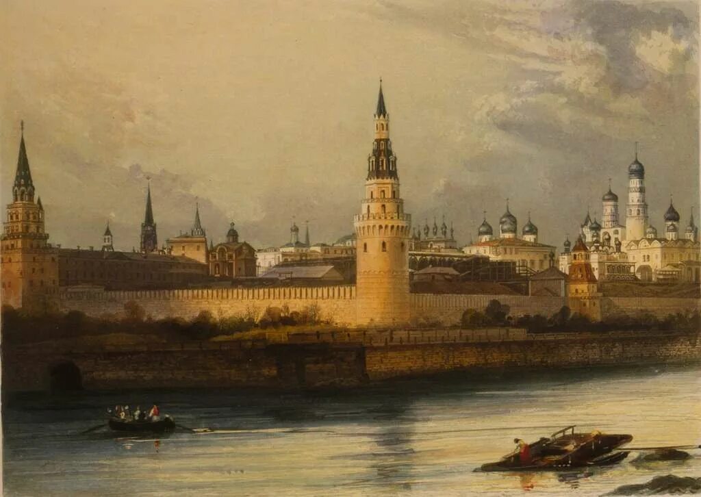 Древние кремлевские. Кремль Белокаменный Московский 1800 г.