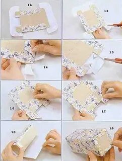 Шкатулки из картона пошагово