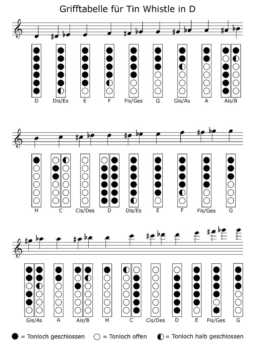 Аппликатура вистла в Ре. Аппликатура Тин вистл d. Флейта Дизи аппликатура d. Tin Whistle d аппликатура.