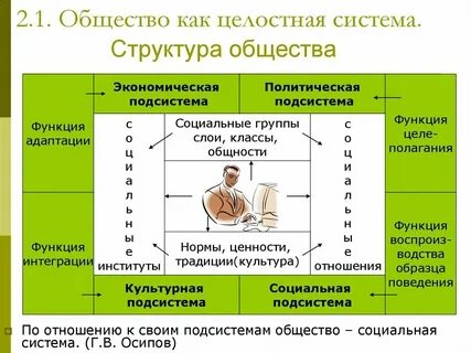 Общая характеристика социальных систем