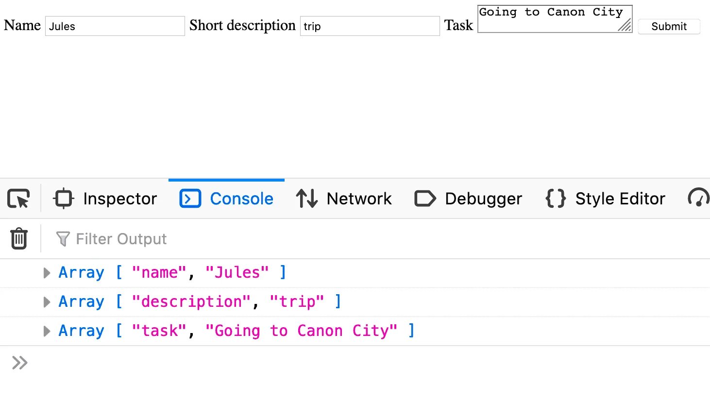 Javascript get запрос