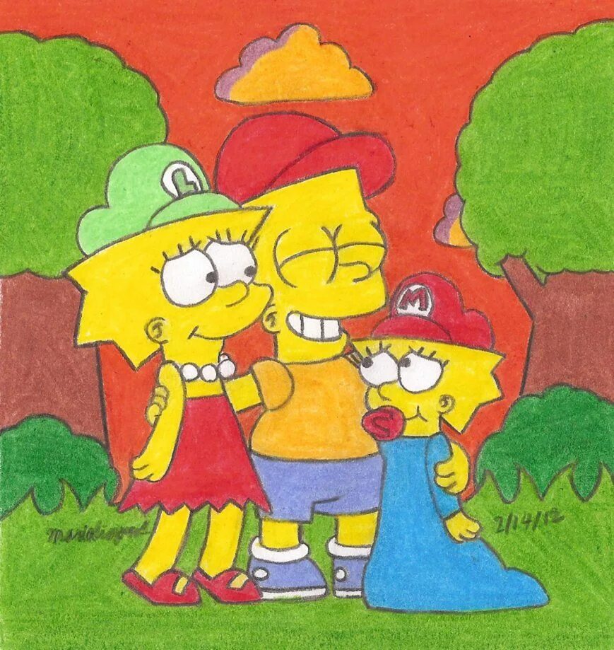 Bart simpson lisa simpson