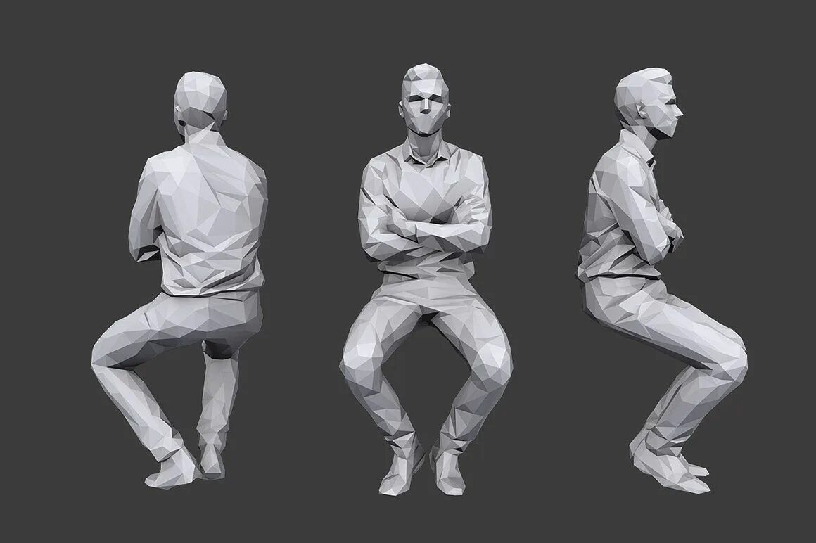 Sitting 3d model. Low poly человек. low poly 3d люди. lowpoly people. low poly people 3d model free.