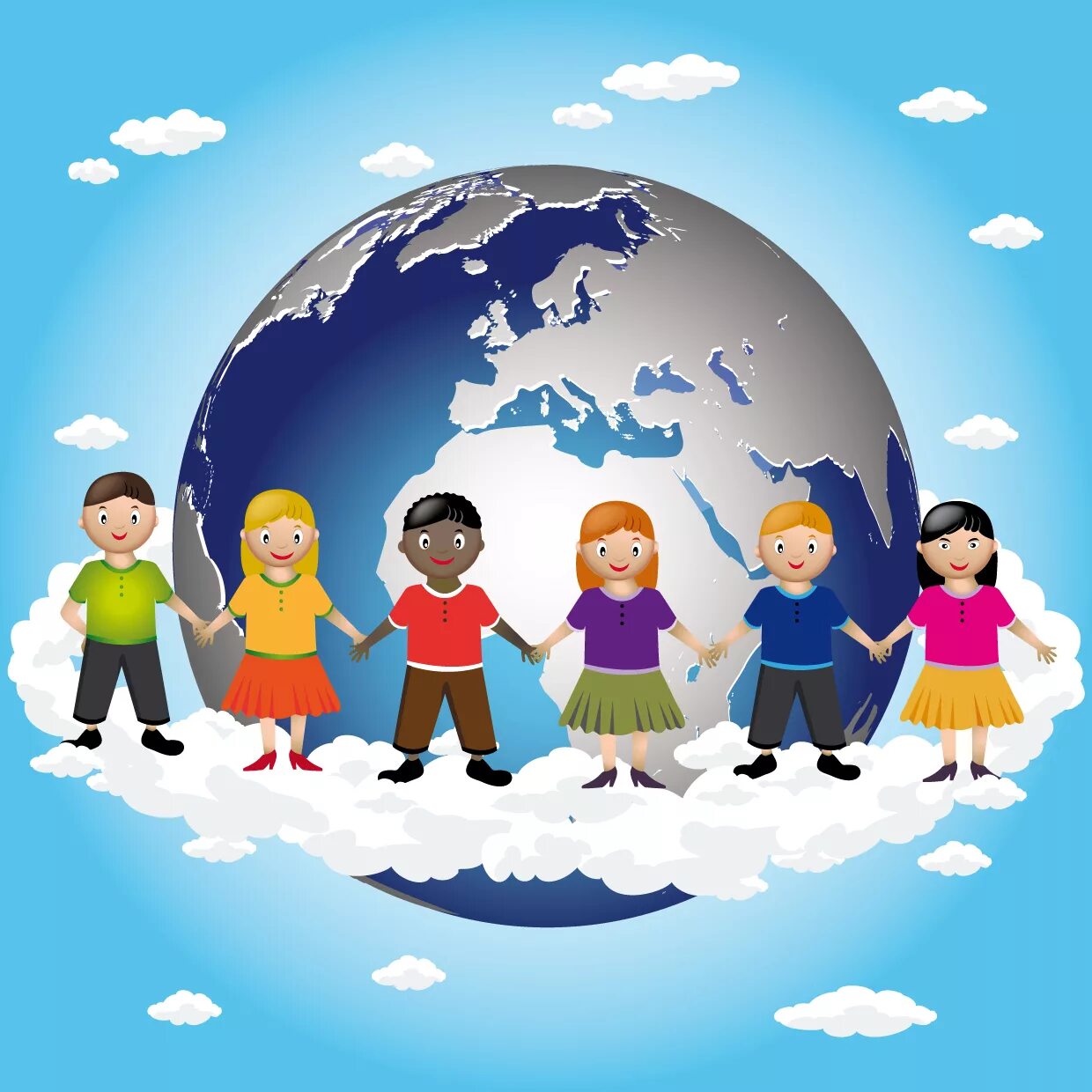 разные народы россии. дружба народов мир на земле. земной шар с людьми. земля и ея народы. планеты для детей.