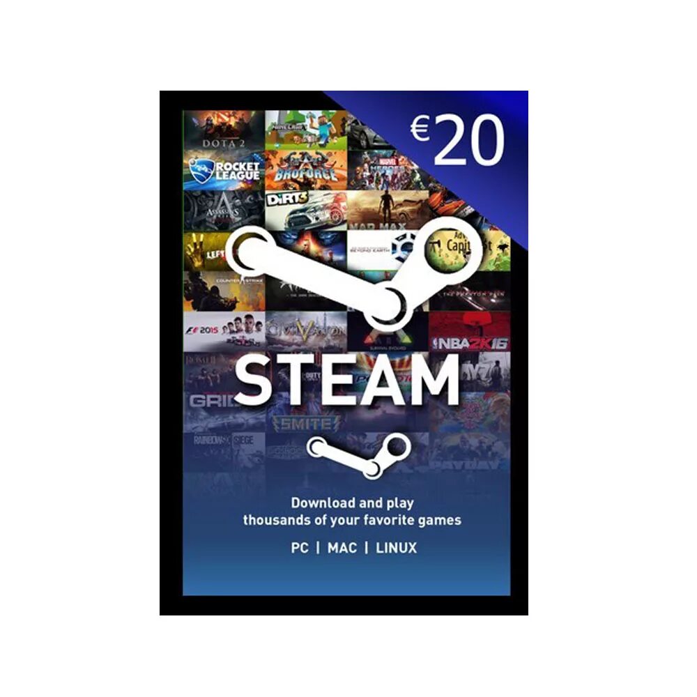 Купить евро стим. Карта Steam. Подарочные карты Steam $20. Подарочный сертификат стим. Steam Wallet Card.