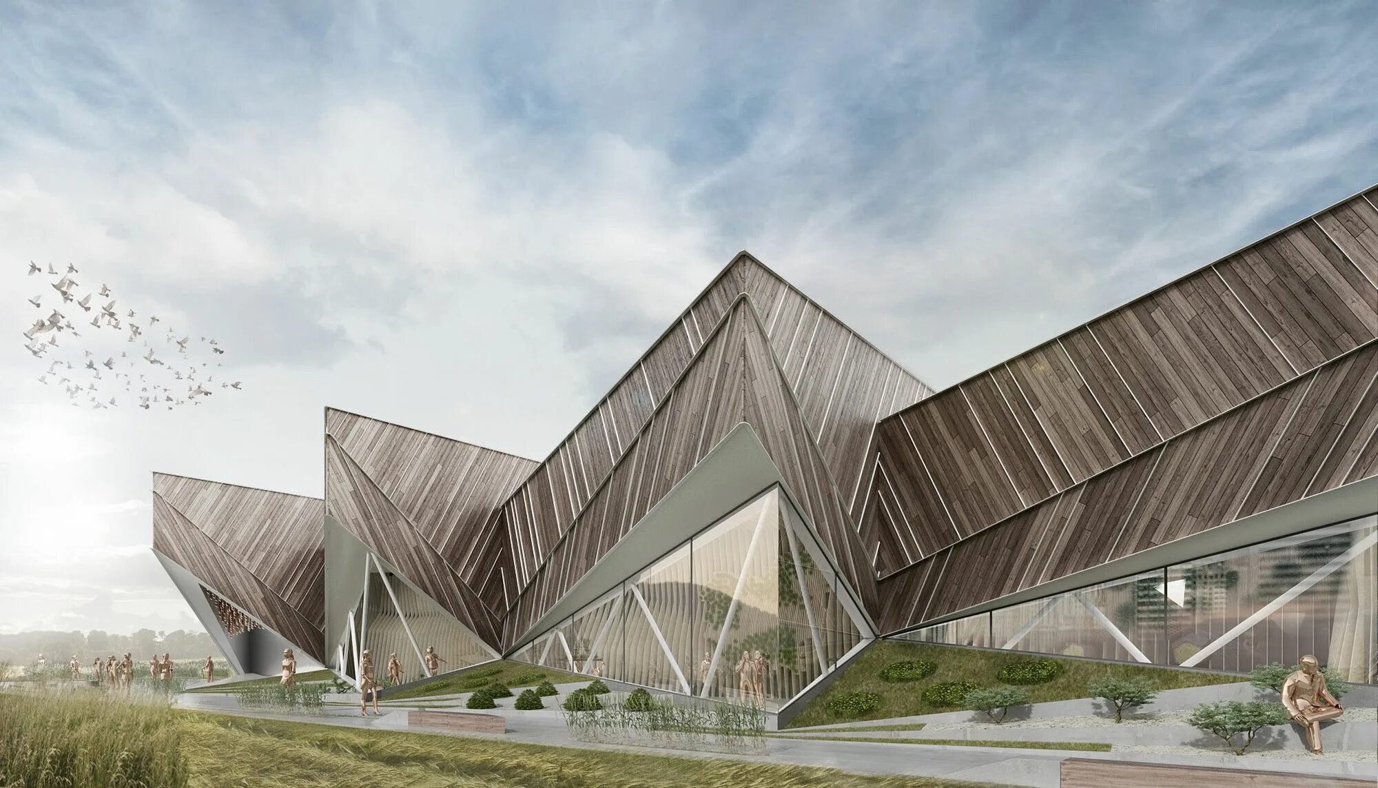 Выставочный павильон. Павильон словении для expo milano 2015. словенский павильон на экспо 2015. выставочный павильон проект словения на экспо 2015 в милане.. павильон экспо милан здание.