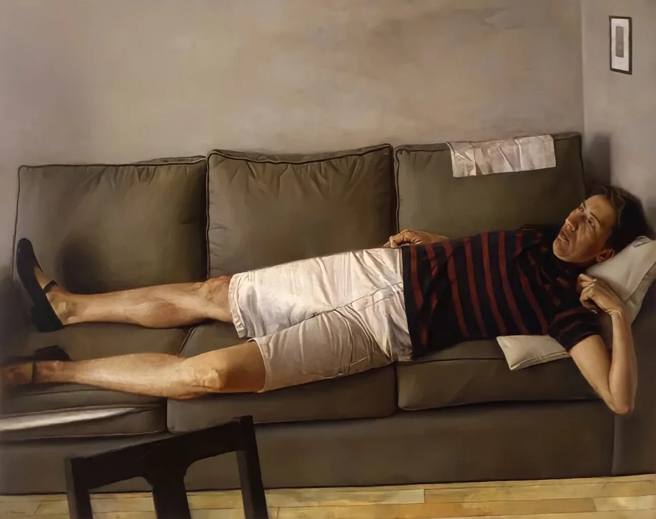 Paul Fenniak художник. Картины пола Кентона. Paul Weiner художник. Американский реализм мужчина на диване.