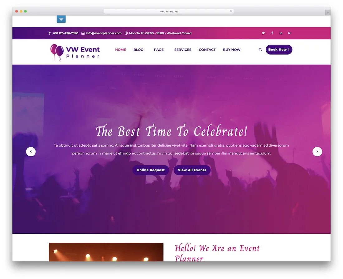 Wordpress событие. Wordpress событие