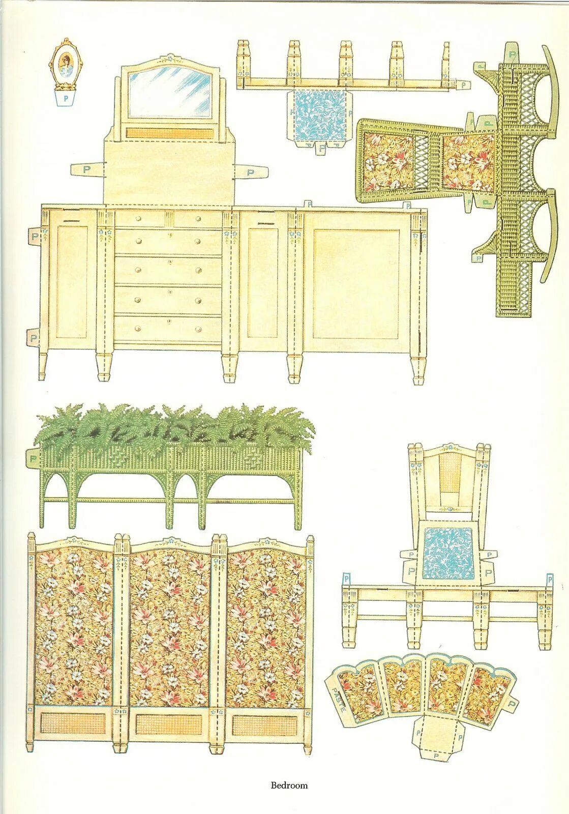 бумажная мебель распечатать. бумажная кукольная мебель. мебель для бумажных кукол. макет мебели для кукольного домика. развертка мебели для кукол.