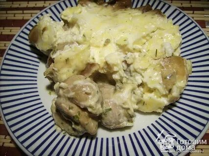 Овощи запеченные в сметане с сыром