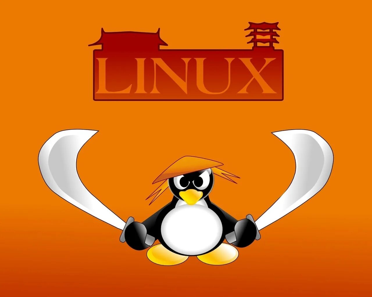 More linux. Самурай пингвин аватарка. penguin samurai. standart linux avatar. xd2.