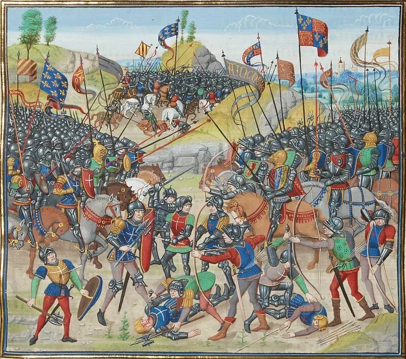 Время столетней войны. Битва при Оре 1364.