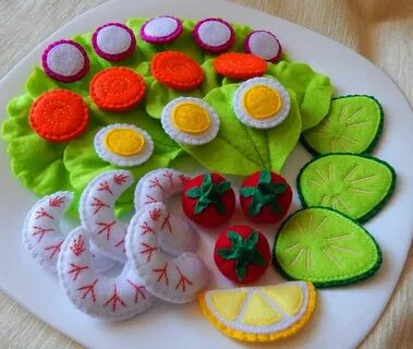 Продукты из фетра для детского
