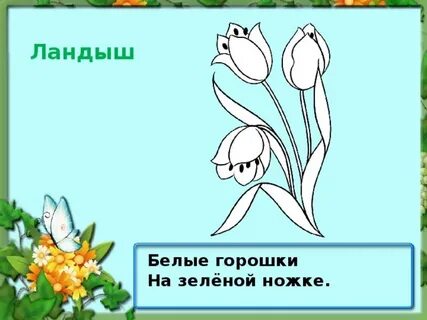 Горошки на зеленой ножке загадка