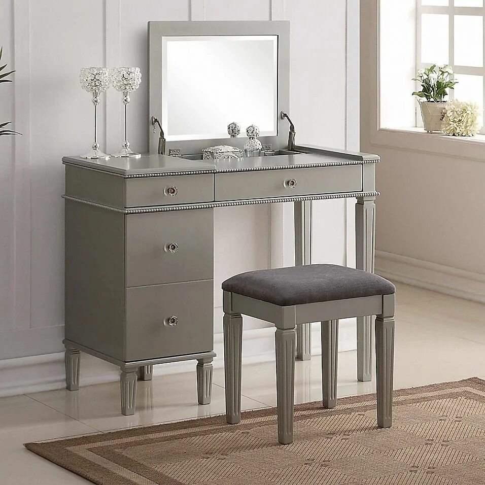 Туалетный столик с трельяжем blues черный. Vanity set. Консоль, туалетный столик vanity table. Vanity set. Vanity set.