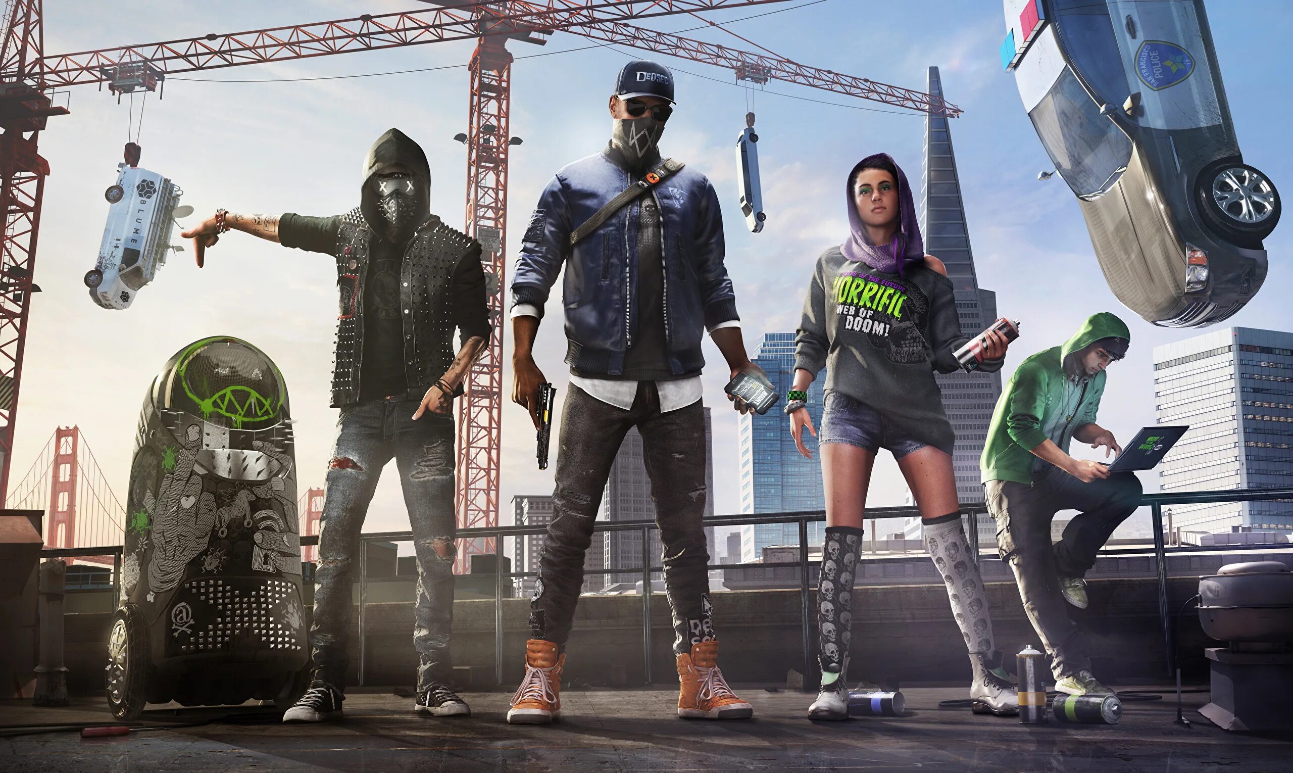 Фото в стиле игр 2000. Маркус watch Dogs 2. Вотч догс 2 Ситара и Маркус. Ренч wd2. Джош watch Dogs 2.