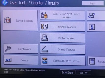 Feature settings