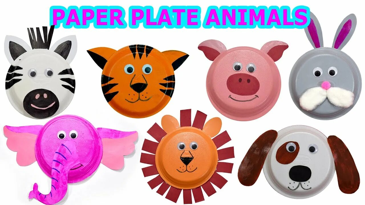 Поделки из тарелок. Jungle animals crafts for kids. Театр из одноразовых тарелок. Поделки из бумажных тарелок. Crafts закладки animals for kids.