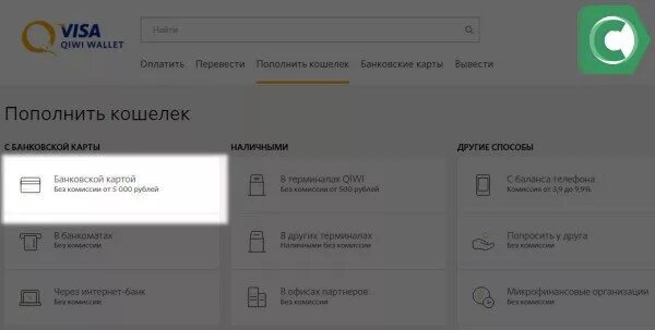 Как вывести с киви на карту сбербанка