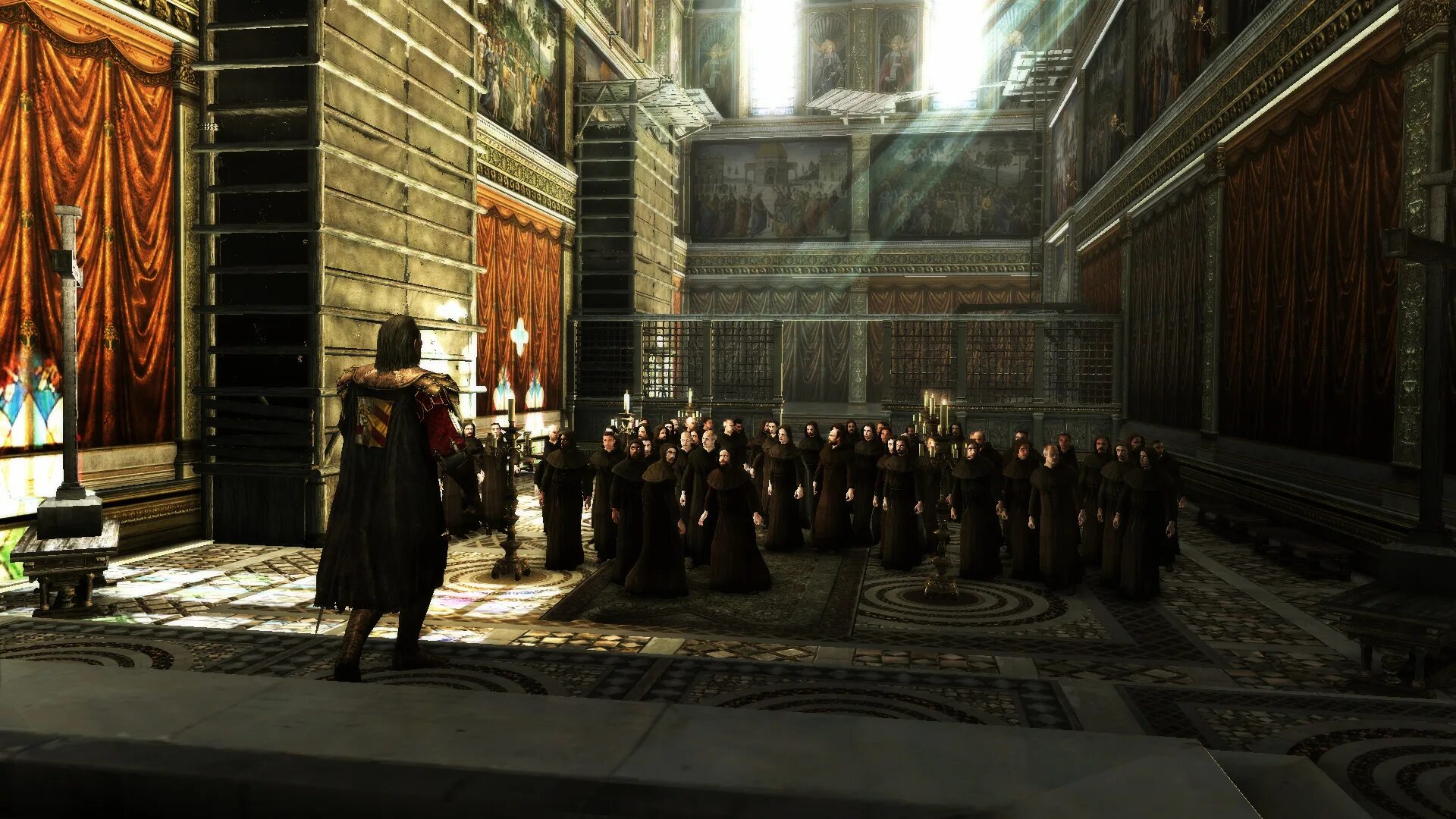 Brotherhood mod. Концовка ассасин Крид 2. Assassins Creed Brotherhood храм. Концовка Assassins Creed 2.