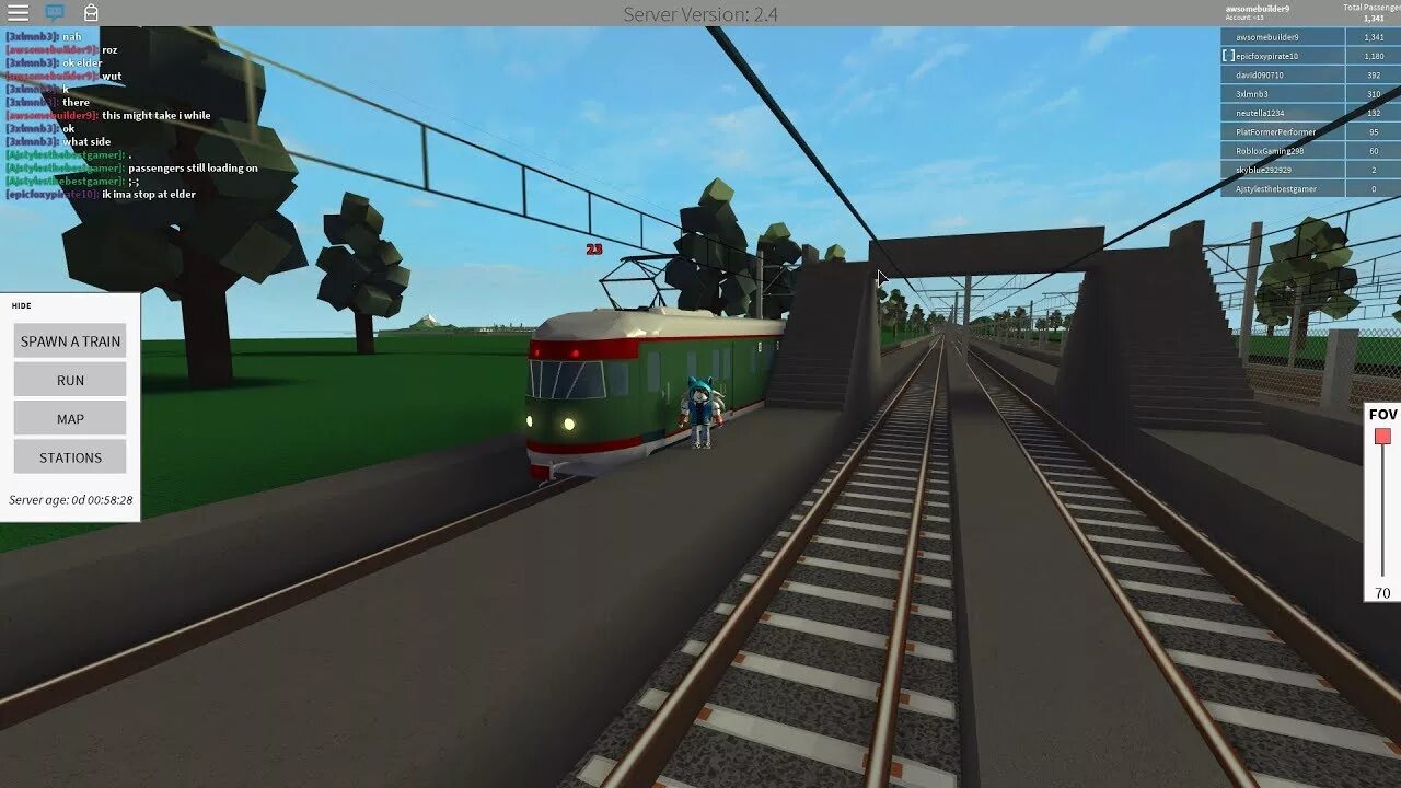 Roblox trains