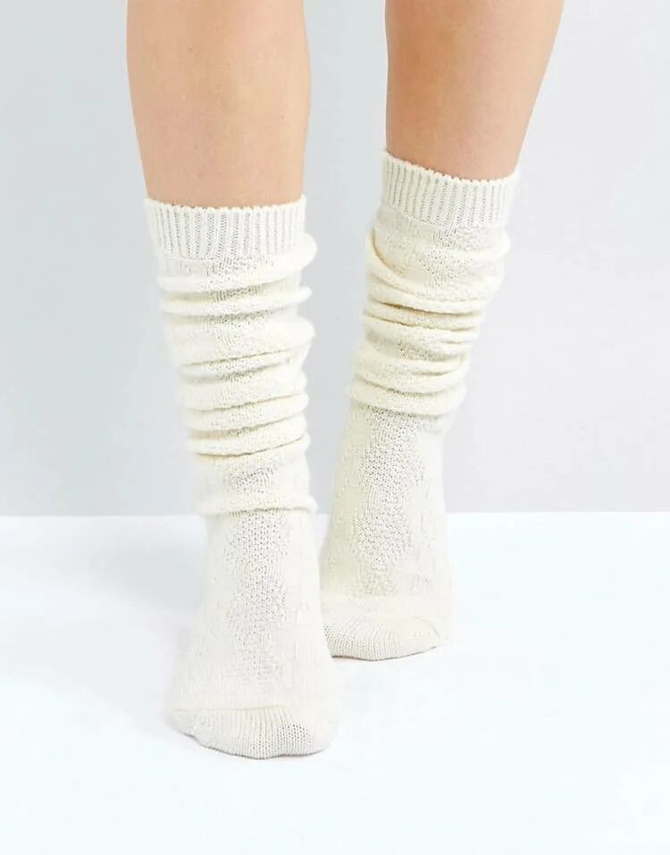 Удлиненные носки. Носки ASOS collection. Длинные носки. Носочки длинные женские.