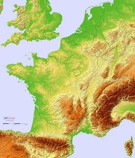Особенности рельефа франции 7 класс география