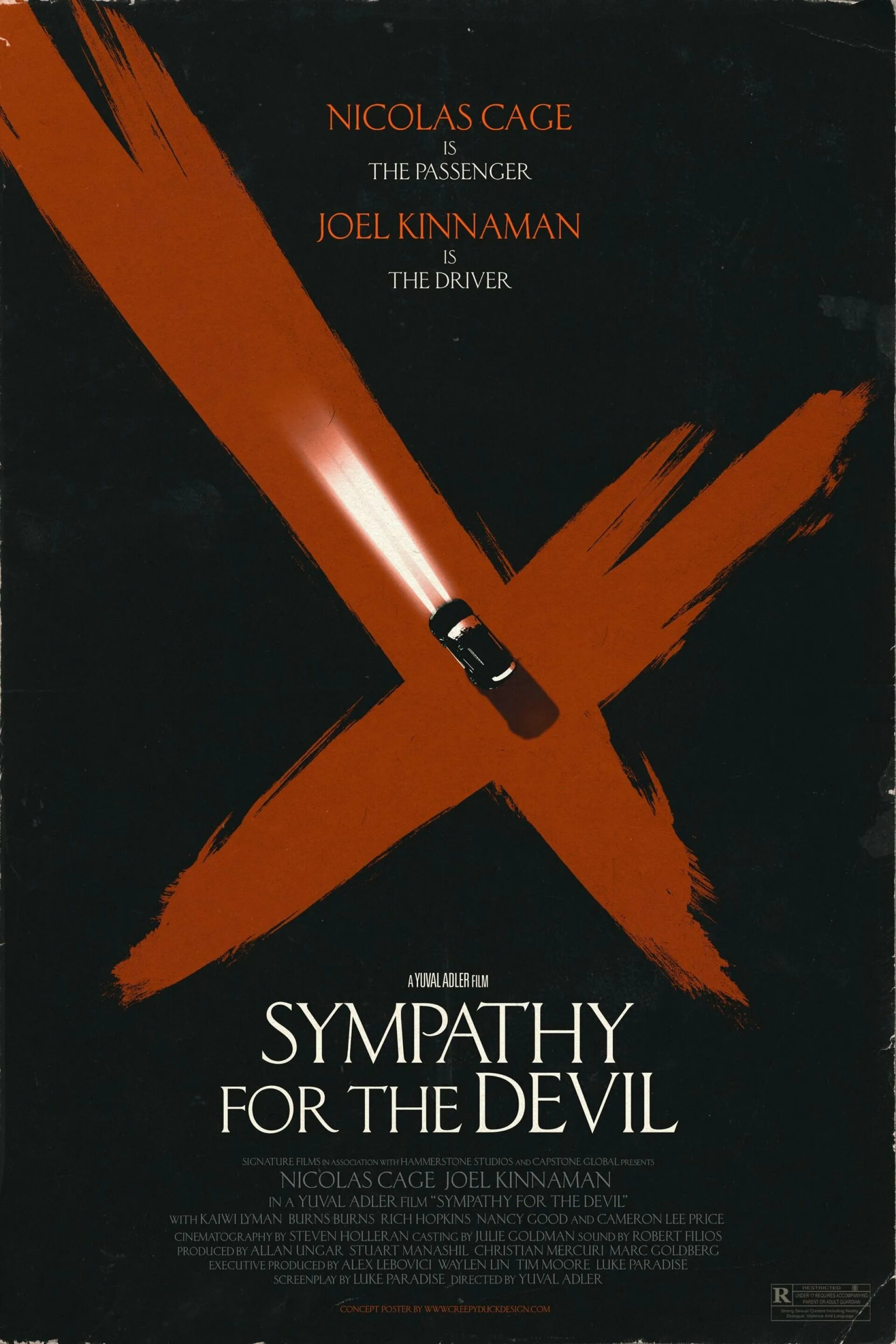 Sympathy for the devil. Sympathy for the devil 2025 постер.