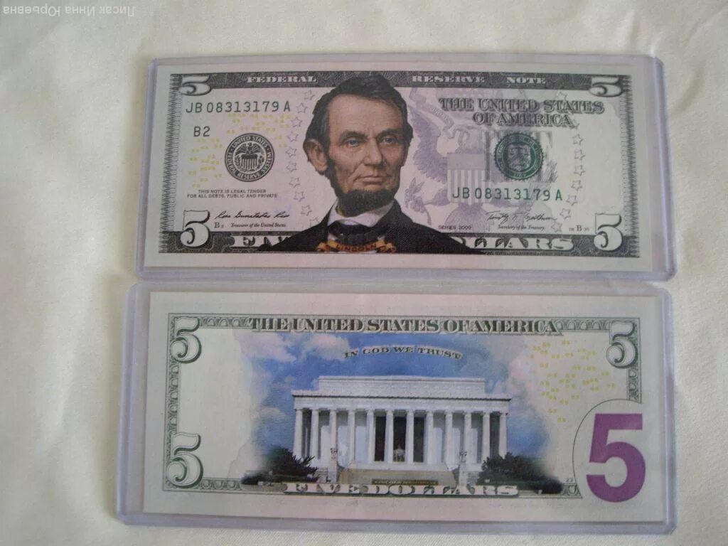 5 долларов в россии. 5 Долларов США нового образца. Банкнота 5 долларов. 5 Долларовая купюра. Пять долларов США банкнота.