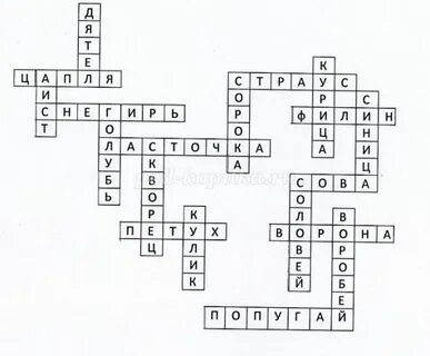Отряд кроссворд