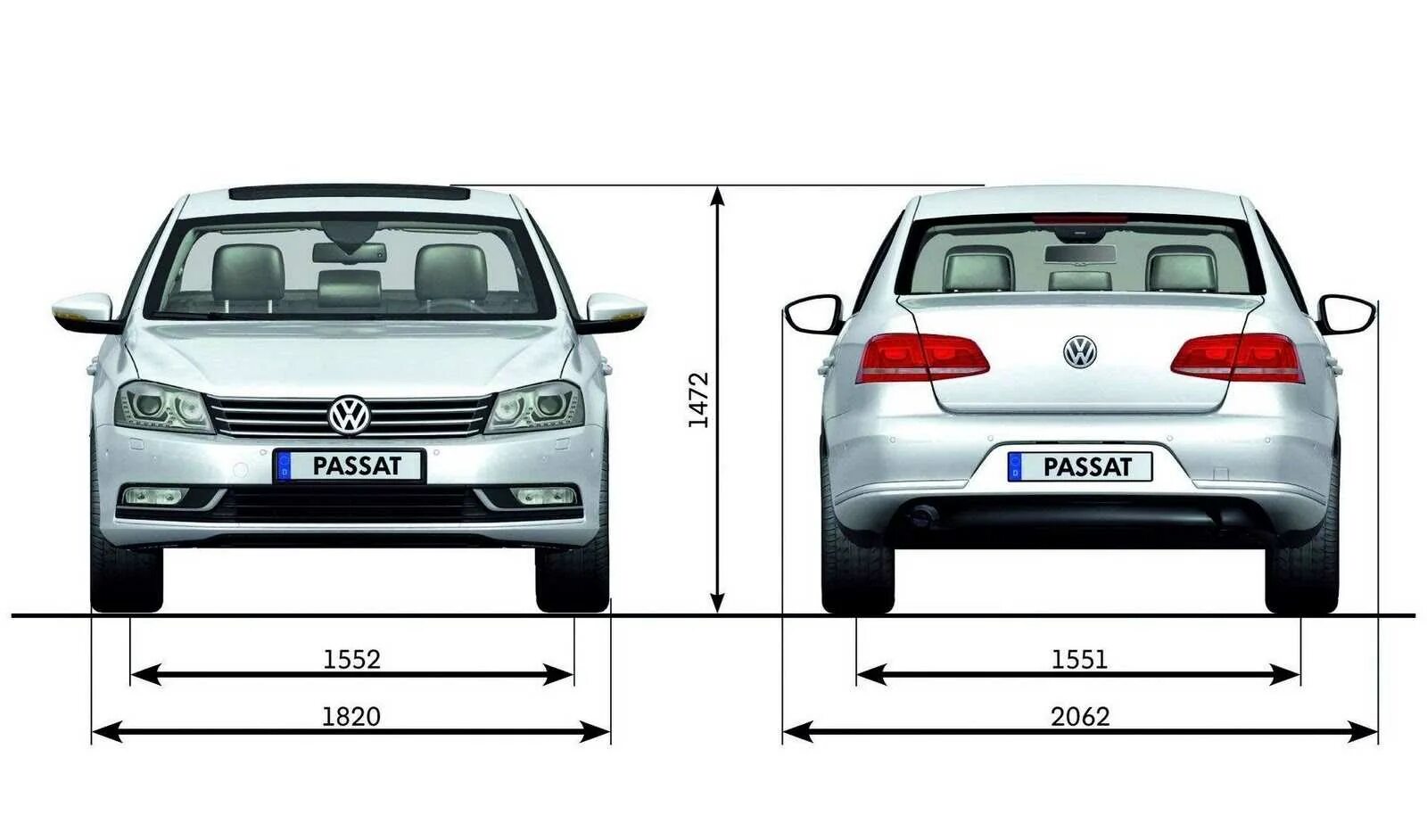 Б 7 размер. VW Passat b7 габариты. Габариты Volkswagen Passat b7. Фольксваген Пассат в6 габариты. Volkswagen Passat b8 габариты.