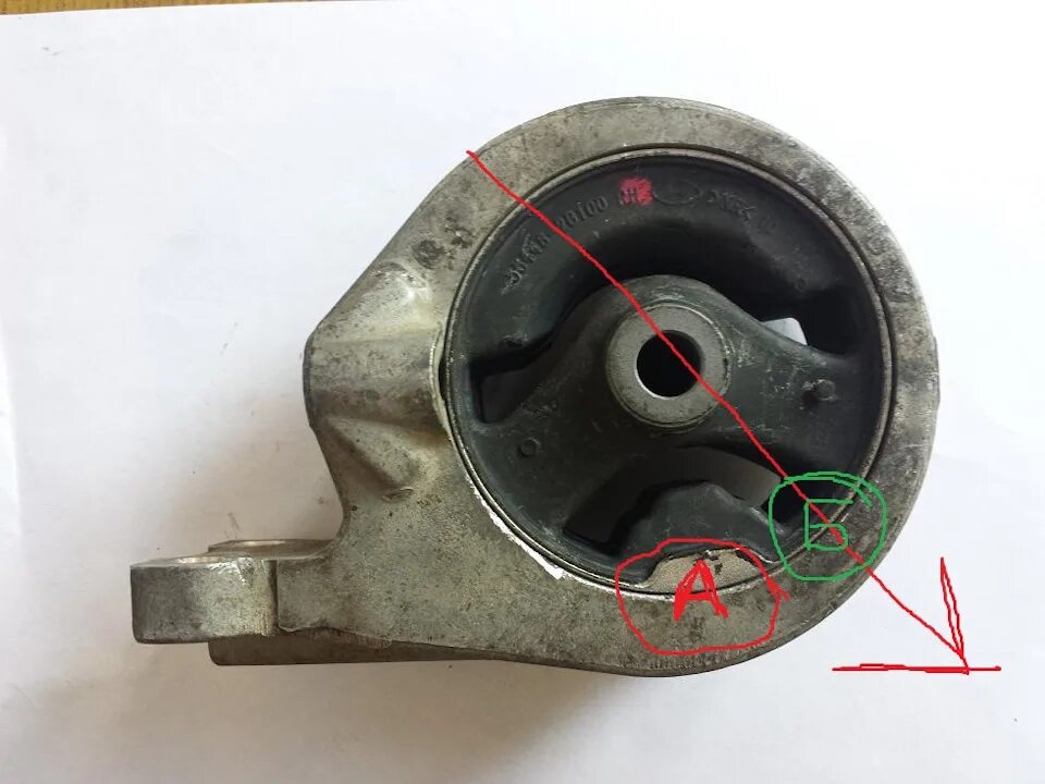 Задняя опора ДВС - SsangYong Actyon (2G), 2 л, 2013 года своими руками DRIVE2