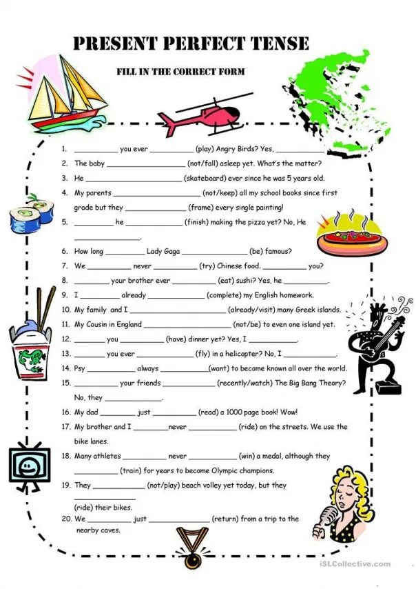 Perfect liveworksheets. Present perfect exercises 5 класс. Present perfect упражнения. Present perfect Tense упражнения. Present perfect задания.