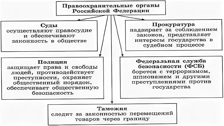 Соотношение правоохранительных органов с конституционным правом
