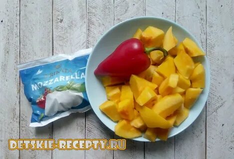 Пюре с моцареллой