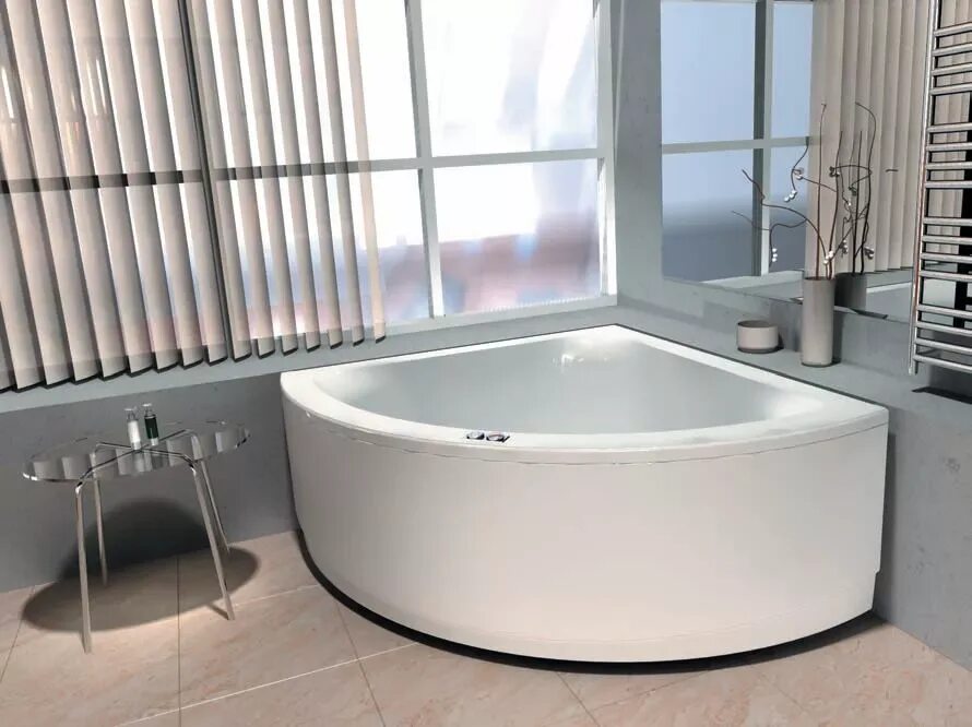 ᐈ (Aquatica Suri-Wht Corner Acrylic Bathtub High Gloss) Buy Online, Best Price